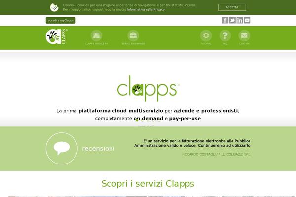 clapps.it site used Clapps