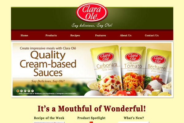 claraole.com site used Claraole