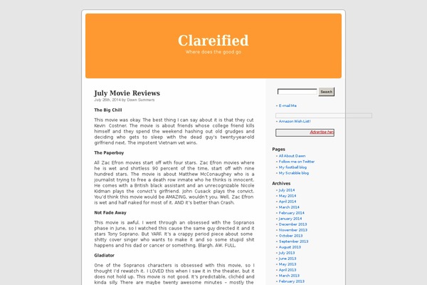clareified.com site used Clareified