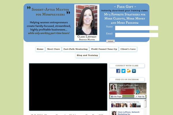 Headway theme site design template sample