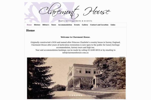 claremonthouse.com.au site used Weaver II