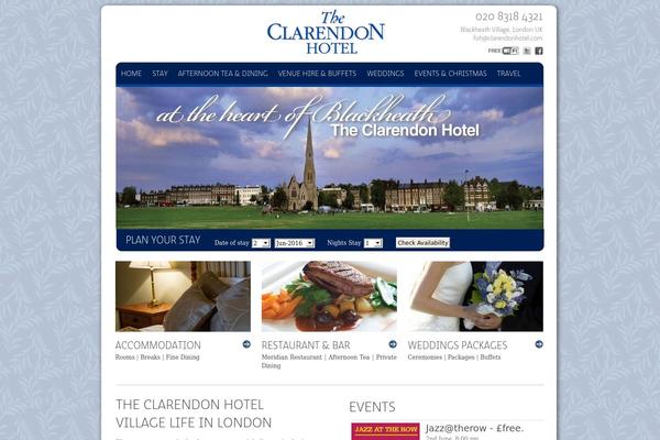 clarendonhotel.com site used Clarendon