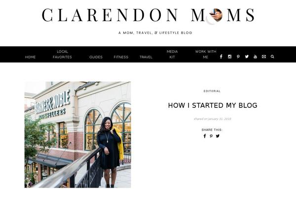 clarendonmoms.com site used Clarendonmom