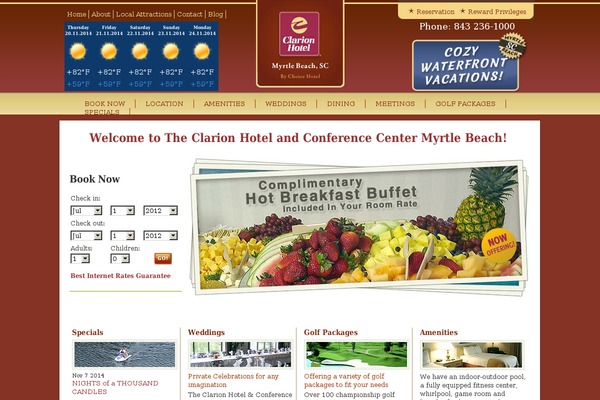 clarionhotelmyrtlebeach.com site used Clarionmb