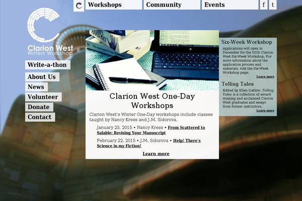 clarionwest.org site used Ditto