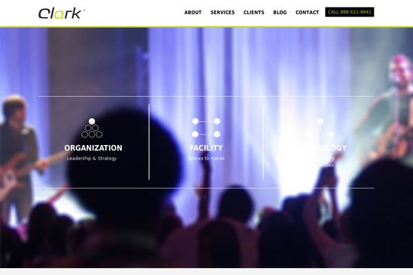 clark.is site used Clark_theme