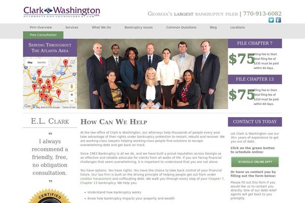 clarkandwashington.com site used Clark-child