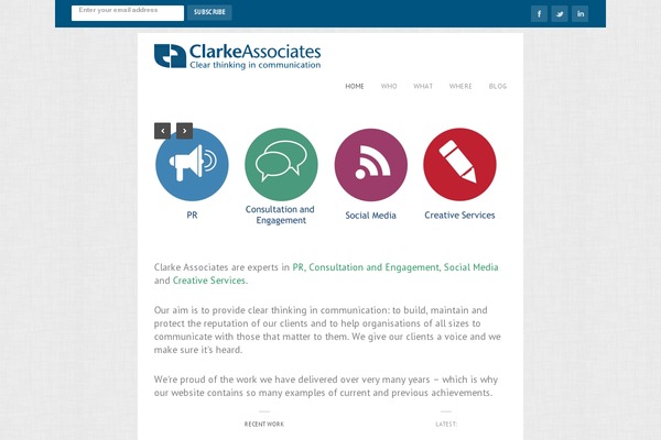 clarke-associates.co.uk site used Single-page