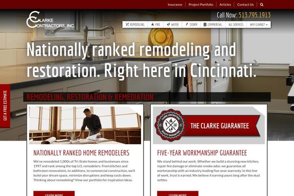 clarkecontractors.com site used Imprezz