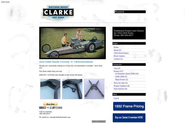 clarkehotrods.com site used Clarke