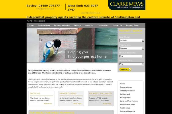 clarkemews.co.uk site used Clarkemews