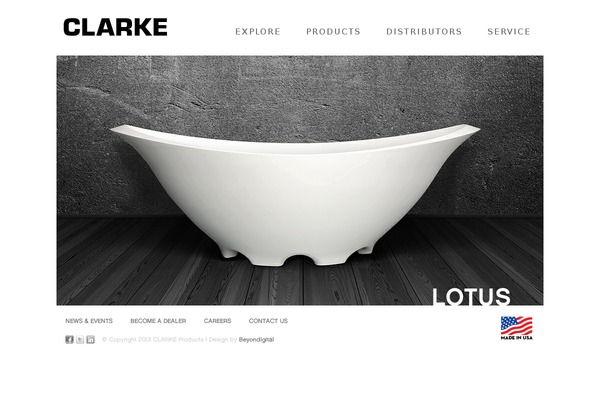 clarkeproducts.com site used Clarke