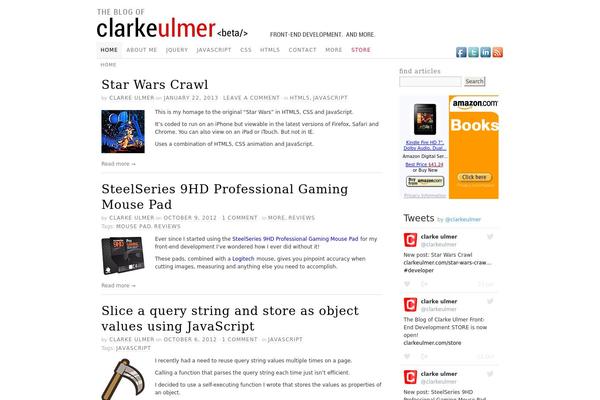 Twenty Ten theme site design template sample