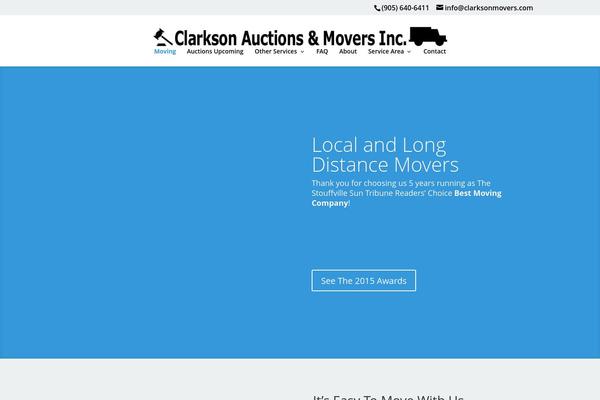 Divi theme site design template sample