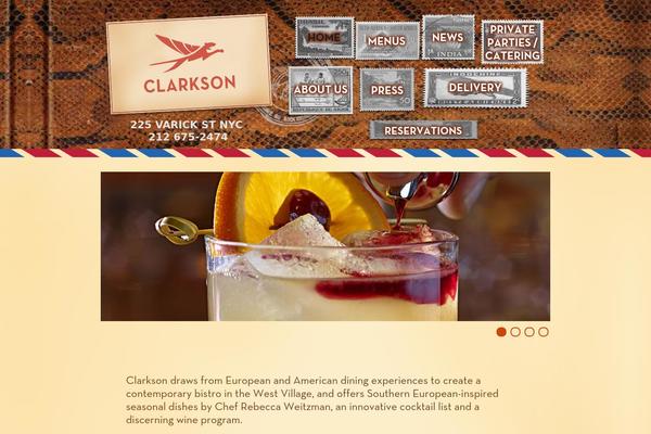 clarksonrestaurant.com site used Clarkson_v15