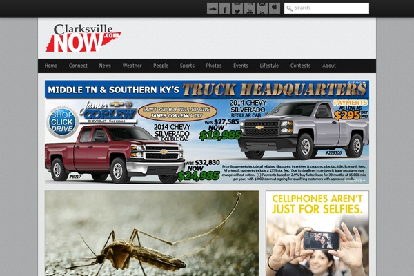 clarksvillenow.com site used Cnow