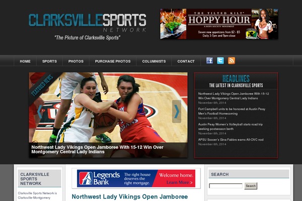 clarksvillesportsnetwork.com site used Csn_custom