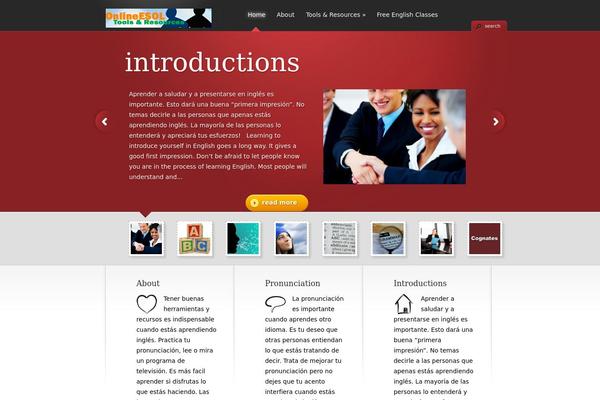 TheCorporation theme site design template sample