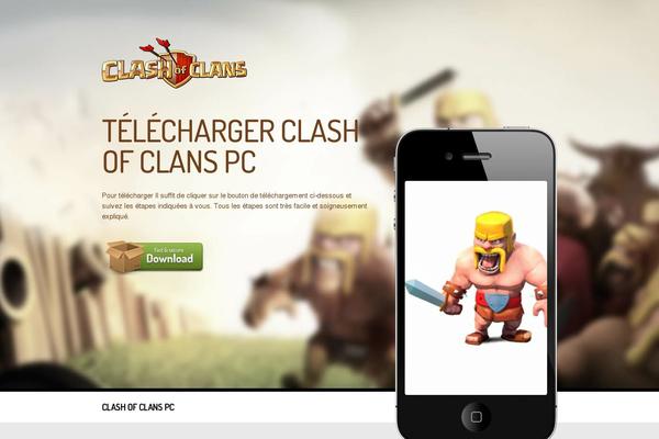 clashofclanspc.fr site used Sinapp