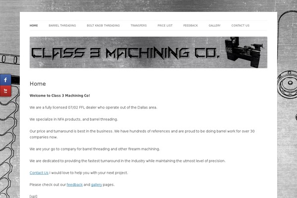 class3machining.com site used Class3machining