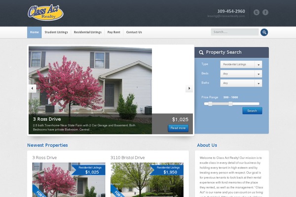 Locality theme site design template sample