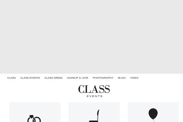 Class theme site design template sample