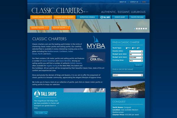 classic-charters.com site used Classiccharters