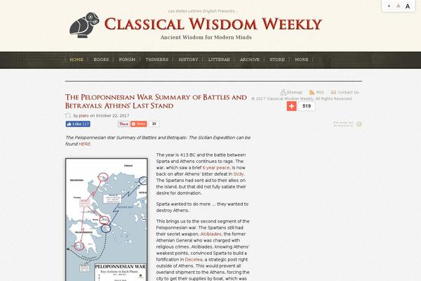 classicalwisdom.net site used Cww