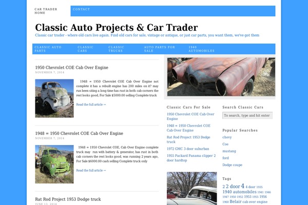 Thesis 1.7 theme site design template sample