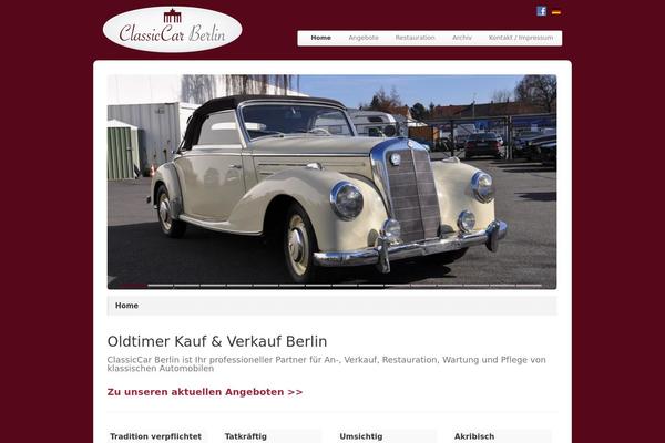 classiccar theme websites examples