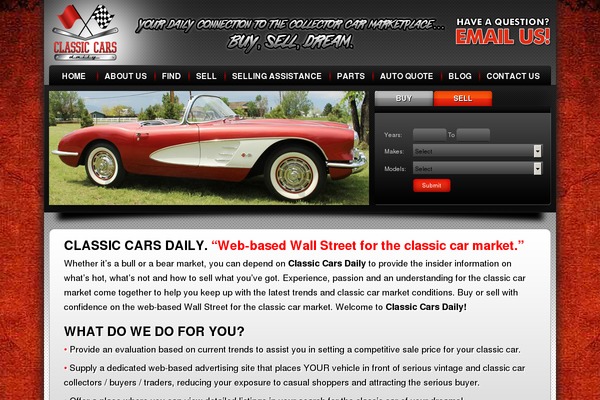 classiccarsdaily.com site used Classiccarsdaily