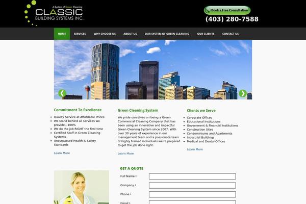 Cleaning-services theme site design template sample
