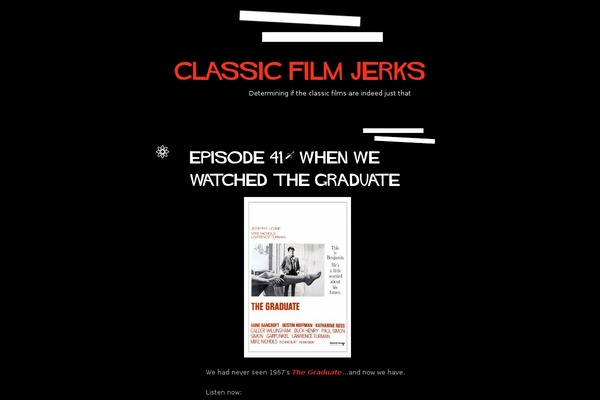 classicfilmjerks.com site used Vertigo