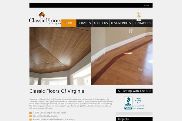 WordPress website example screenshot