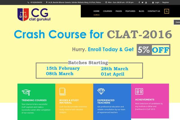 WordPress website example screenshot