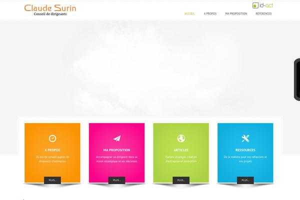 claude-surin.com site used Claude-surin