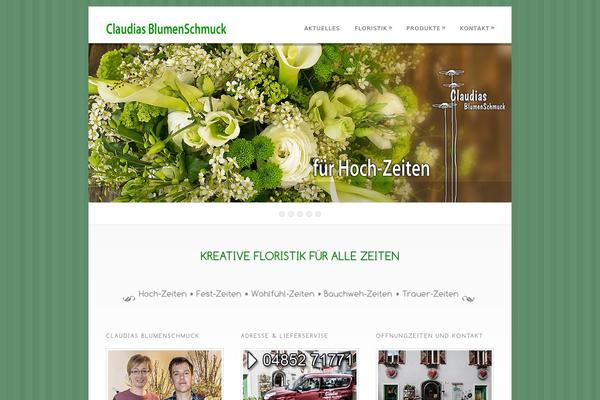 claudias-blumenschmuck.com site used claudia