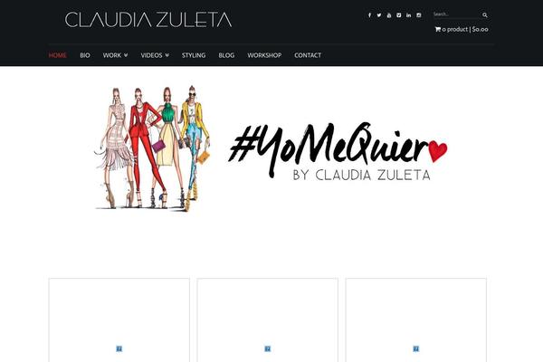 claudiazuleta.com site used Fashiony