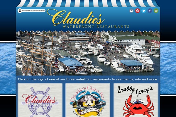 claudios.com site used Claudios-theme-sage9