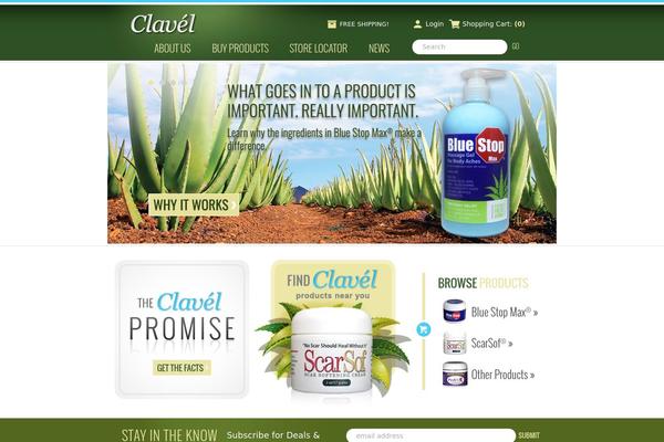 clavel.com site used Clavel