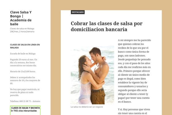 Twenty Fifteen theme site design template sample