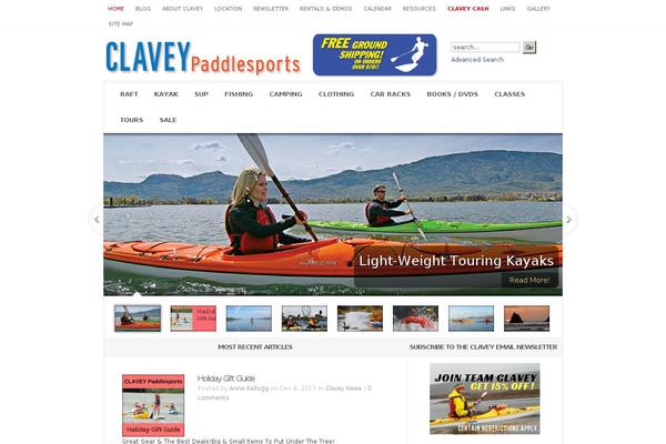 clavey.com site used Clavey