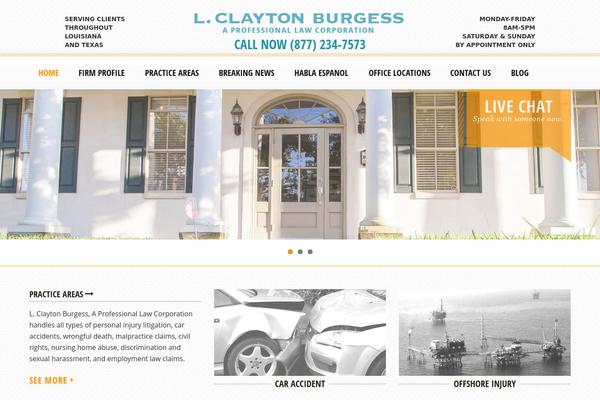 clayburgess.com site used Burgess
