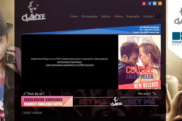 claydee.com site used Claydee