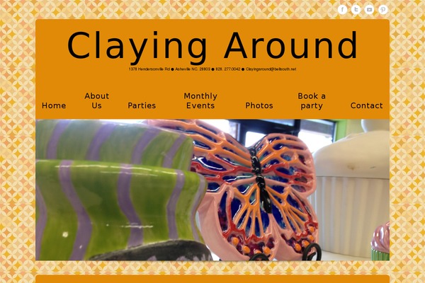 claying-around.com site used Theron