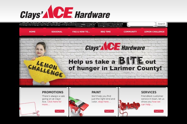 claysacehardware.com site used Claysacehardware