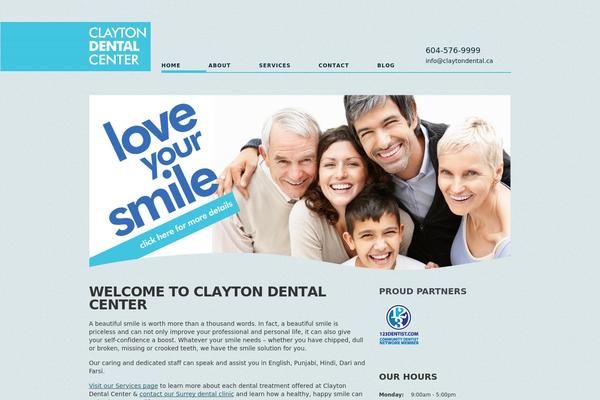 claytondental.ca site used Custom-mono