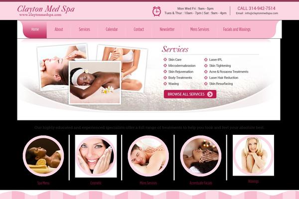 claytonmedspa.com site used Claytonmedspa