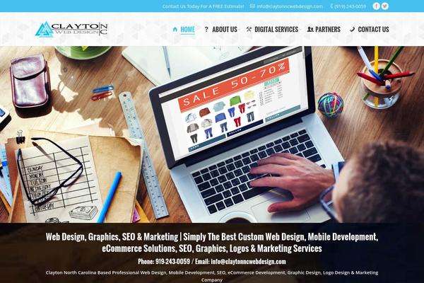 WordPress website example screenshot