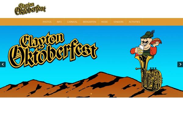 claytonoktoberfest.com site used Milestonez-pro